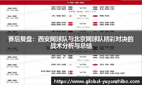 赛后复盘：西安网球队与北京网球队精彩对决的战术分析与总结